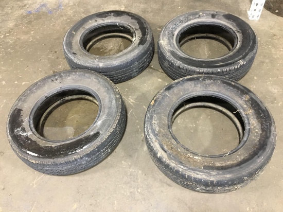 4- Used Uniroyal Tiger Paw tires (205/ 75 r 15)