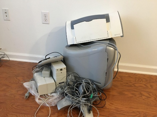 HP computer screen, keyboard, deskjet printer, more (Please bring box for removal