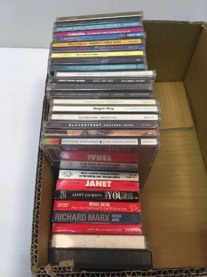 CD's,cassette tapes