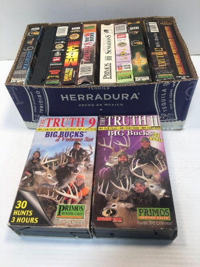 Hunting themed VHS tapes