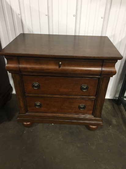LIBERTY FURNITURE nightstand;(matches lots 2,3)