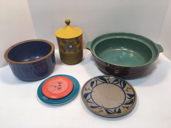Stoneware bowls,more