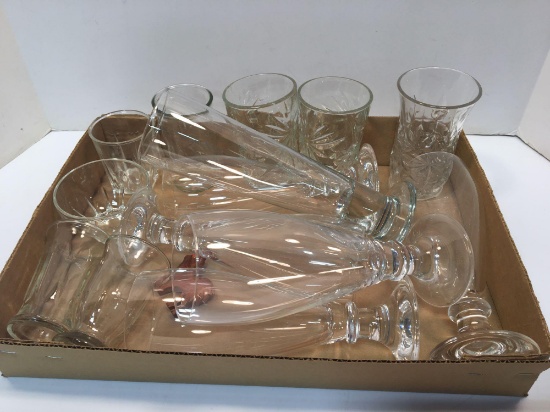 Stemware flute glasses,glassed,more