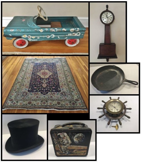 High Quality Home Goods, Antiques-Rugs-Clocks MORE