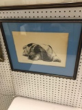 Framed/matted picture 