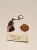 Montana Agate(keychain,necklace pendant)