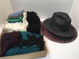 Women's hat(1- Stetson),scarves