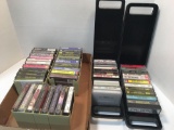 Cassette tapes/plastic storage cases