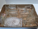 Crystal stemware,etched glass mugs,more