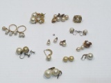 Pearl themed earrings