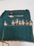 16- BIRKS STERLING teaspoons,1-dinner spoon