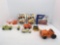 Plastic and die cast construction vehicles