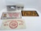 SHAMOKIN FIRE DEPT commemerative glasses,1940 license plate,die cast police car,2 license plates