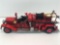 Die cast fire truck(as is needs repair)