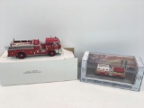 Die cast fire trucks(1960 Mack C;SEAGRAVE by BOLEY)
