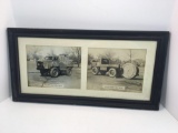 Framed/ matted photos(WALTER CABLE REEL TRUCK)