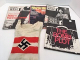 WWII era Nazi tee shirt,Hitler themed magazines