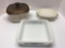 Glassbake and Corningware casserole dishes