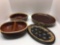 Brown Stoneware dishes(some McCoy and HULL)