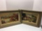2 framed oil paintings