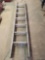 Aluminum extension ladder(12')