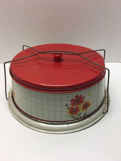 Vintage cake/pie carrier
