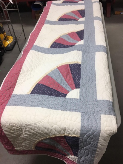 Handcrafted one sided quilt(approximately100x105)