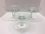 Etched glass stemware(centerpiece bowls)