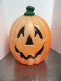 Vintage lighted blow mold Halloween pumkin