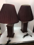 2- matching table lamps