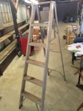 Aluminum step ladder(6')