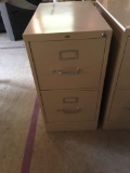 2 drawer metal file cabinet