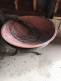 Fire pit ring,planter,wire flower stakes