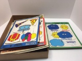 Vintage preschool puzzles