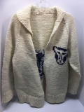 Handknit PENN STATE sweater(size unknown)