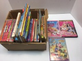 Children's books, DVDs