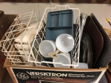 Dish drain racks, storage containers, trays, more