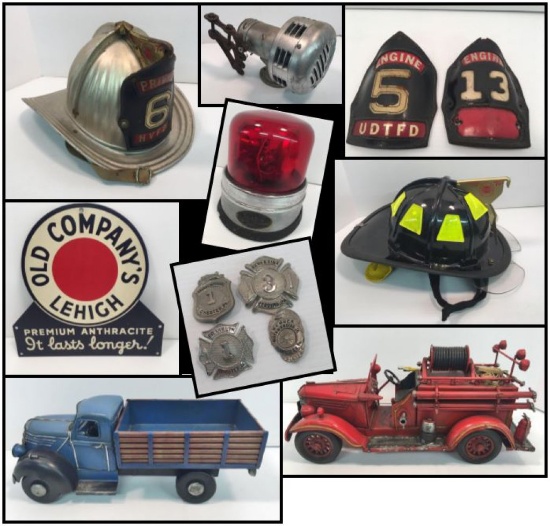 COLLECTIBLES! Diecast Toys, Firefighter Gear MORE!