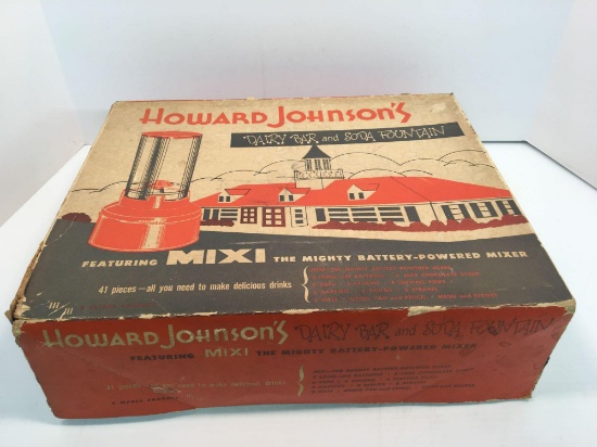 Vintage HOWARD JOHNSON Dairy bar and soda fountain/original box