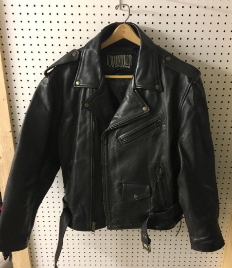 FRONTIER LEATHER jacket(size 52)