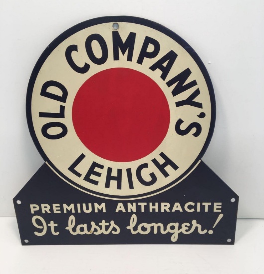 One sided metal sign OLD COMPANY'S LEHIGH Coal