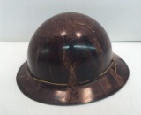 Vintage miners safety helmet