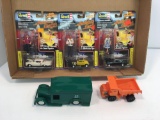 REVELL AMERICAN GRAFFITI collectibles,plastic dump truck,plastic US Mail truck