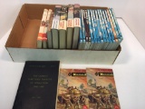 Vintage military themed books