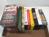 WWII Germany books and VHS tapes