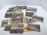 Vintage post cards, mostly Turnpike and Highways