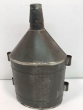 Vintage metal miner's oil can