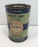 Vintage UNION CARBIDE Miners lamp can(empty)