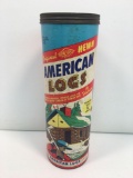 Vintage HALSUM AMERICAN LOGS construction set(No 805)