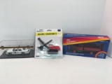 Die cast Centenial Edition Pennsylvania State police car,plastic steam shovel,SIKU die cast